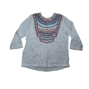 Scully Womens Embroidered Blouse